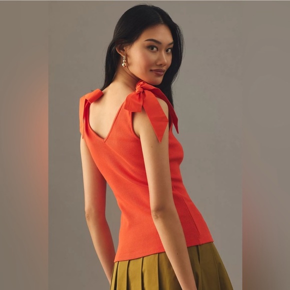 Maeve by Anthropologie. Rafaela bow-tie tank size Medium - Picture 5 of 8